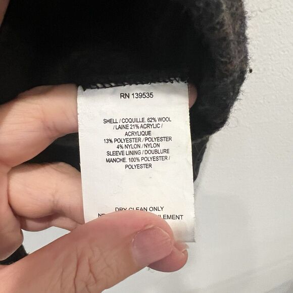 Grayers Clothiers Men's Sz S Wool Blend Sport Coat In Heather Charcoal Brown - Picture 6 of 10